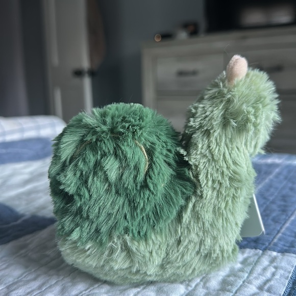 Slumberkins Mini Green Snail Stuffed Animal - Picture 2 of 3